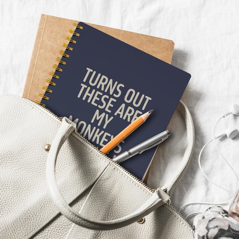 EKGJW Funny Notebooks for Work, Blue Aesthetic Journal, Funny Boss Day Gifts, Boss Gifts for Men Women, Funny Gifts for Boss, Boss Office Decor, Spiral Notebook 5.5x8.3 Inch - Image 5